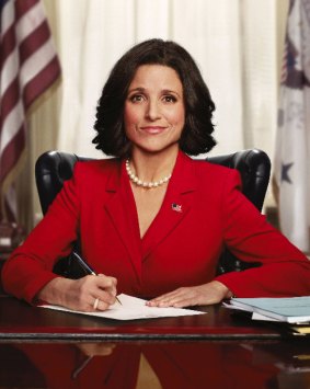 Continuity and change: Julia Louis-Dreyfus in Veep. 