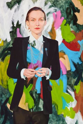 The Ollie Henderson portrait Start the Riot by artist Kim Leutwyler was a finalist in the Archibald Prize.