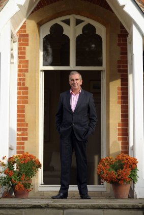 Robert Harris, author of Dictator, at his home in Berkshire, England.