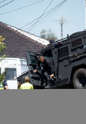 The vehicle is the only one belonging to Victoria Police. 