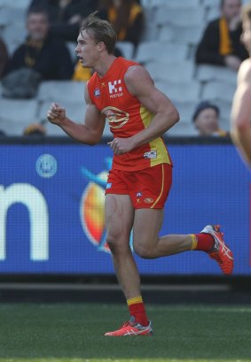 The Suns' Tom Lynch kicked seven goals against Carlton the last time they met.