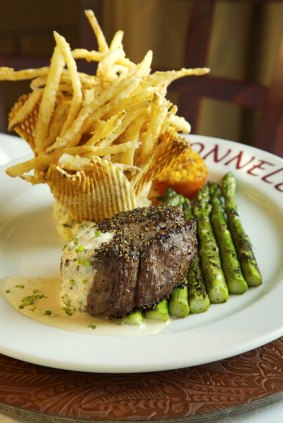 A buffalo tenderloin dish.