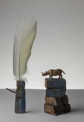 A Horn and a Feather, 2015, Rosalind Lemoh. 