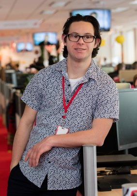 Nathan Basha shares his story in the documentary about working for Nova 96.9 and living with Down syndrome.