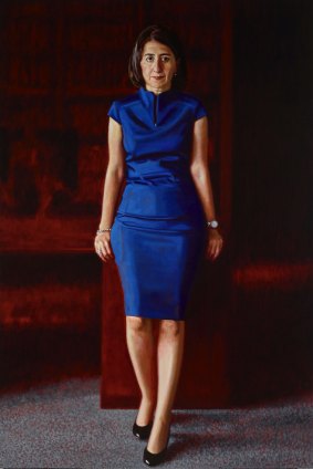 Mathew Lynn's portrait of NSW premier Gladys Berejiklian.