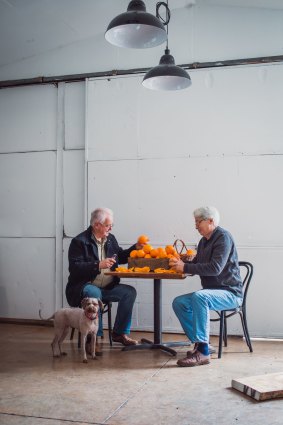 Bass & Flinders founders Wayne Klintworth and Bob Laing swapped retirement for gin distilling. 