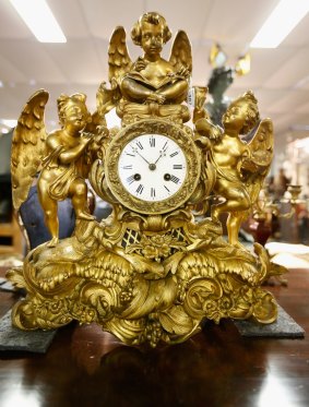 The 1840s French clock sold for $6800 at Christian McCann Auctions in Melbourne.