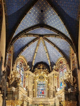 Inside the Latin Cathedral in Lviv.