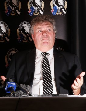 Experienced campaigner: Collingwood's Neil Balme could potentially become the Brisbane Lions director of football.