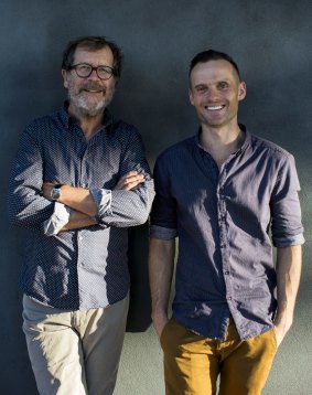 Tommy Murphy (right, pictured with Neil Armfield) is the Sydney Theatre Company’s new Patrick White Fellow.