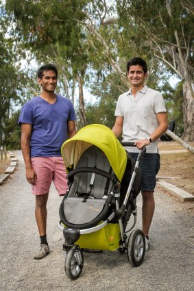 The falling dollar has hurt pram maker Rozibaby, founded by Tahir Baig and Rosh Ghadamian.
