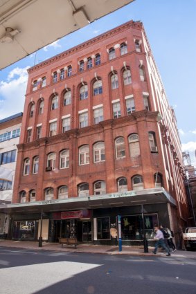 Part of the former Waltons building, which has been left abandoned.