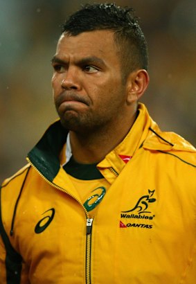 Kurtley Beale of the Wallabies.