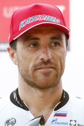 Italian Luca Paolini, 38, won the Ghent-Wevelgem classic this year.