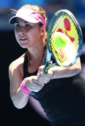 Belinda Bencic was the first player through to fourth round at this year's Australian Open.