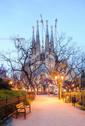 The Sagrada Familia.