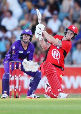Ben Stokes was in commanding form for the Renegades against the Hobart Hurricanes. 