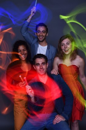 Shooting stars (clockwise from top) Matthew Backer, Matilda Ridgway, 
Mark Leonard Winter and Zahra Newman.
