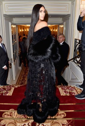 Kim Kardashian West, who was robbed during her visit to Paris Fashion Week in 2016.