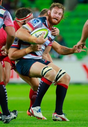Rebels co-captain Scott Higginbotham is preparing for a tough encounter with the Blues.