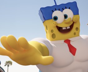 The SpongeBob Movie: Sponge Out of Water is basically about food, fighting, and fart jokes.
