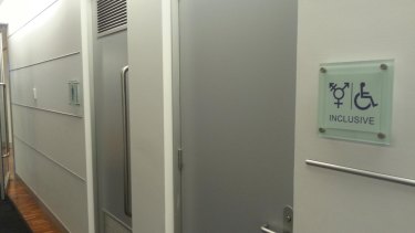 Inclusive bathrooms at the Department of Environment and Energy in Canberra.
