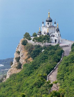 Foros church in Yalta, Crimea.