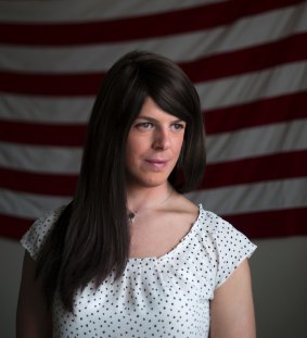 Air Force Staff Sergeant Ashlee Bruce, who dresses as female at home but goes by her birth name, Matthew, at work: "I love the Air Force ... I'm going to keep coming into work every day and doing the best I can until they tell me 'Don't come to work any more'."