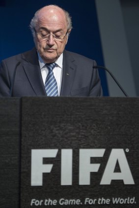 Mr Blatter says Friday's election "does not seem to be supported by everybody in the world of football."