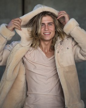 A shearling jacket by Rochelle Bramich, one of the graduates who will feature at the Melbourne Fashion Festival.