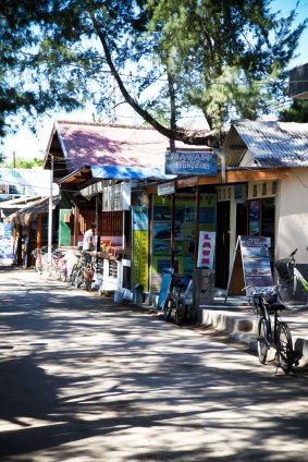 Gili trawangan, one of the Gili Islands, Indonesia.