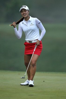 In the lead: Minjee Lee.