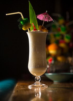 Go-to drink: the pina colada.