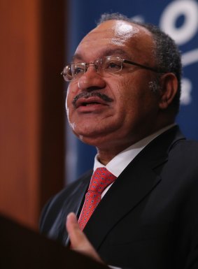 The Prime Minister of Papua New Guinea, Peter O'Neill.