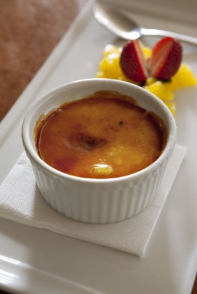 Dessert desert: Creme brulee would have been nice if it was available.