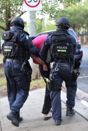 Abdullah Salihy is arrested in December during the Operation Appleby investigation into the alleged planning of a terrorist attack in Australia.