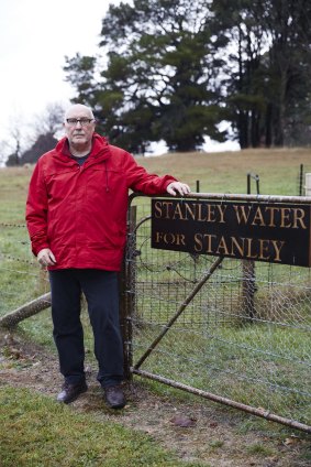 Ed Tyrie is leading the fight to keep Stanley water in Stanley.