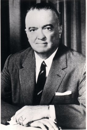 J. Edgar Hoover, the director of the FBI, pictured in 1971.