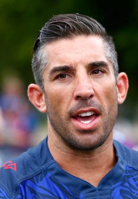 Braith Anasta during a NRL Auckland Nines captains' press conference last year.