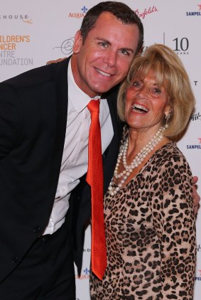 Wayne Carey and Lilian Frank at The Million Dollar Lunch. 