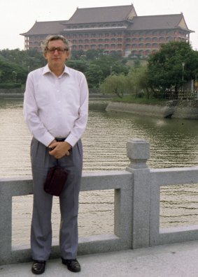 John Cleverley on one of his many visits to China.