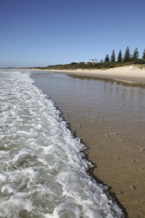 Pippies Beach - Yamba Australia.