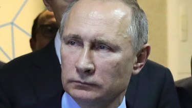 Russian President Vladimir Putin denies his government hacked the US elections.