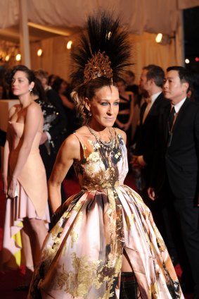 Actor Sarah Jessica Parker dresses to impress for the 2013 gala's Punk: Chaos to Couture theme.