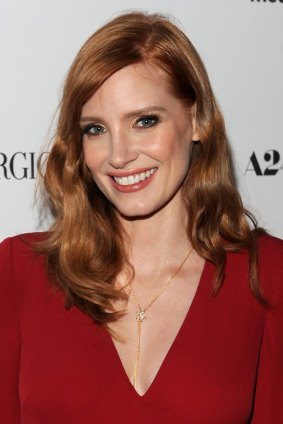 Jessica Chastain was told to avoid talking about "women stuff".