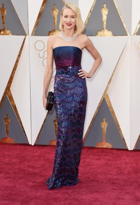 Naomi Watts at the  Academy Awards this year.