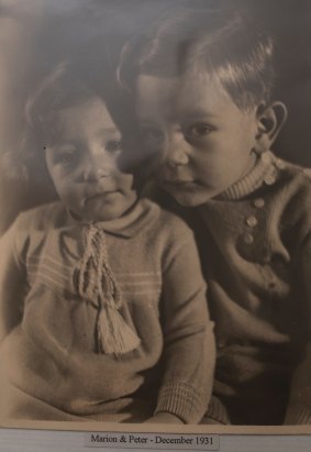 Peter Witting and his sister Marion 1931.