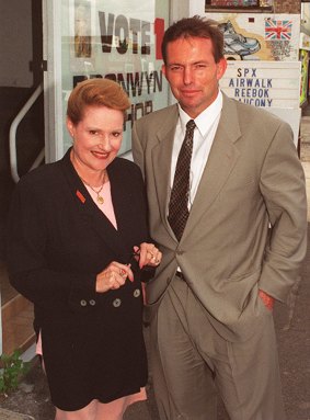 Bronwyn Bishop and Tony Abbott in happier times.