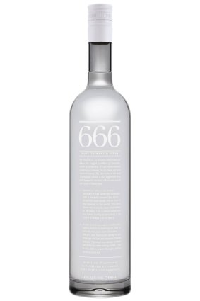 666 vodka from north-western Tasmania claims to be among the world's purest vodkas.