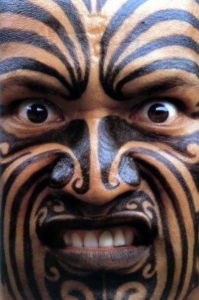 A Maori tribesman